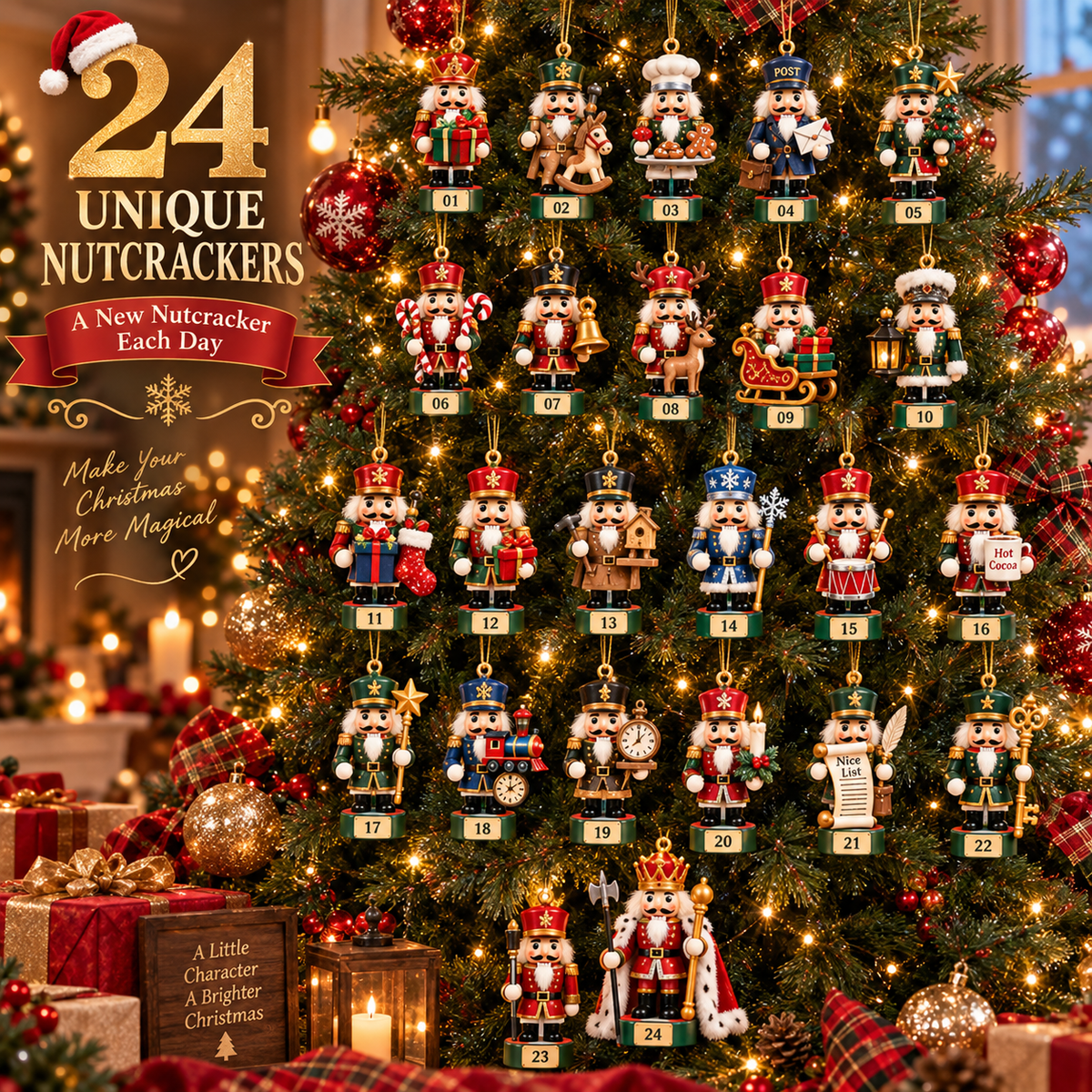🎄 24 Days of Nutcracker Christmas – 24 Unique Holiday Roles Advent Calendar
