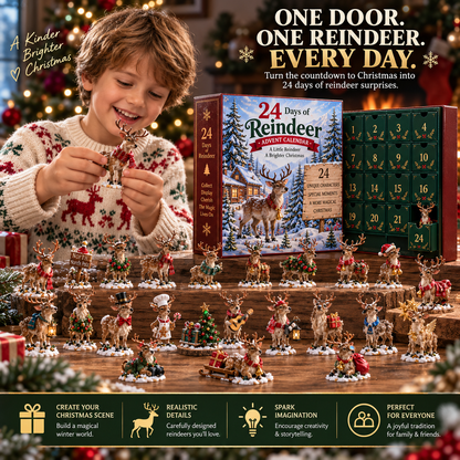 🦌 24 Days of Reindeer Magic – A New Christmas Surprise Every Day 🎄✨