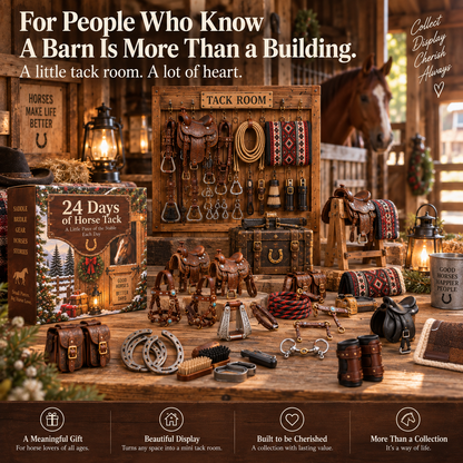 24 Days of Horse Tack – Build Your Own Miniature Tack Room 🐎