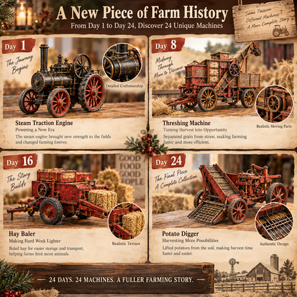24 Days of Vintage Farm Machinery – Antique Farm Equipment Advent Calendar🚜