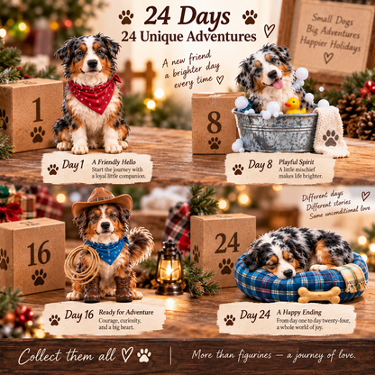 🐾 24 Days of Australian Shepherds — 24 Little Aussies, 24 Big Personalities