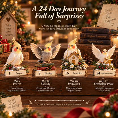 🐦 24 Days of Cockatiel Joy — 24 Little Personalities to Discover