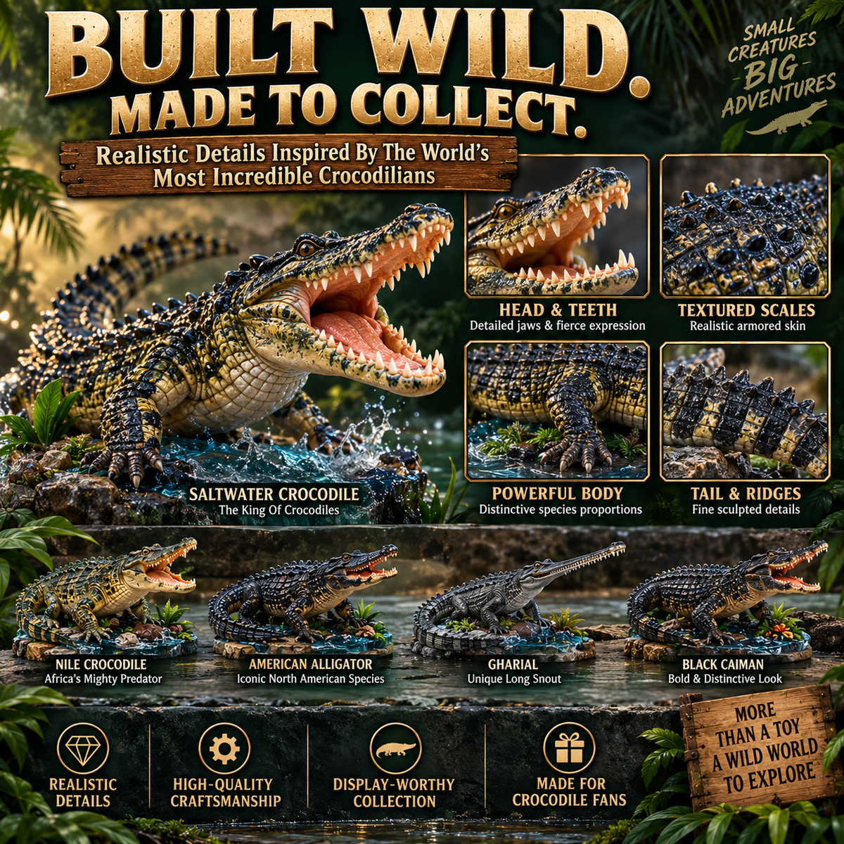 🐊 24 Days. 24 Wild Discoveries-CROCODILE WORLD