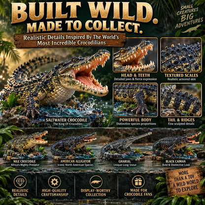 🐊 24 Days. 24 Wild Discoveries-CROCODILE WORLD