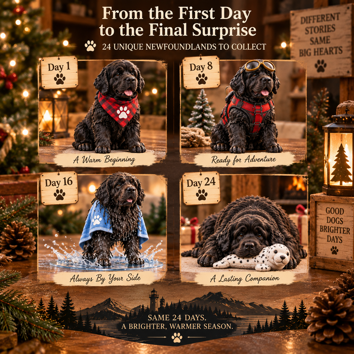 24 Days of Newfoundland Companions — Big Hearts, Brave Souls & Gentle Giants 🐾