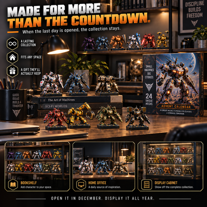 🤖 24 Days of Mechanical Discovery – 24 Unique Sci-Fi Mech Collectibles