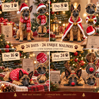 24 Days of Belgian Malinois Joy — 24 Unique Collectible Figurines