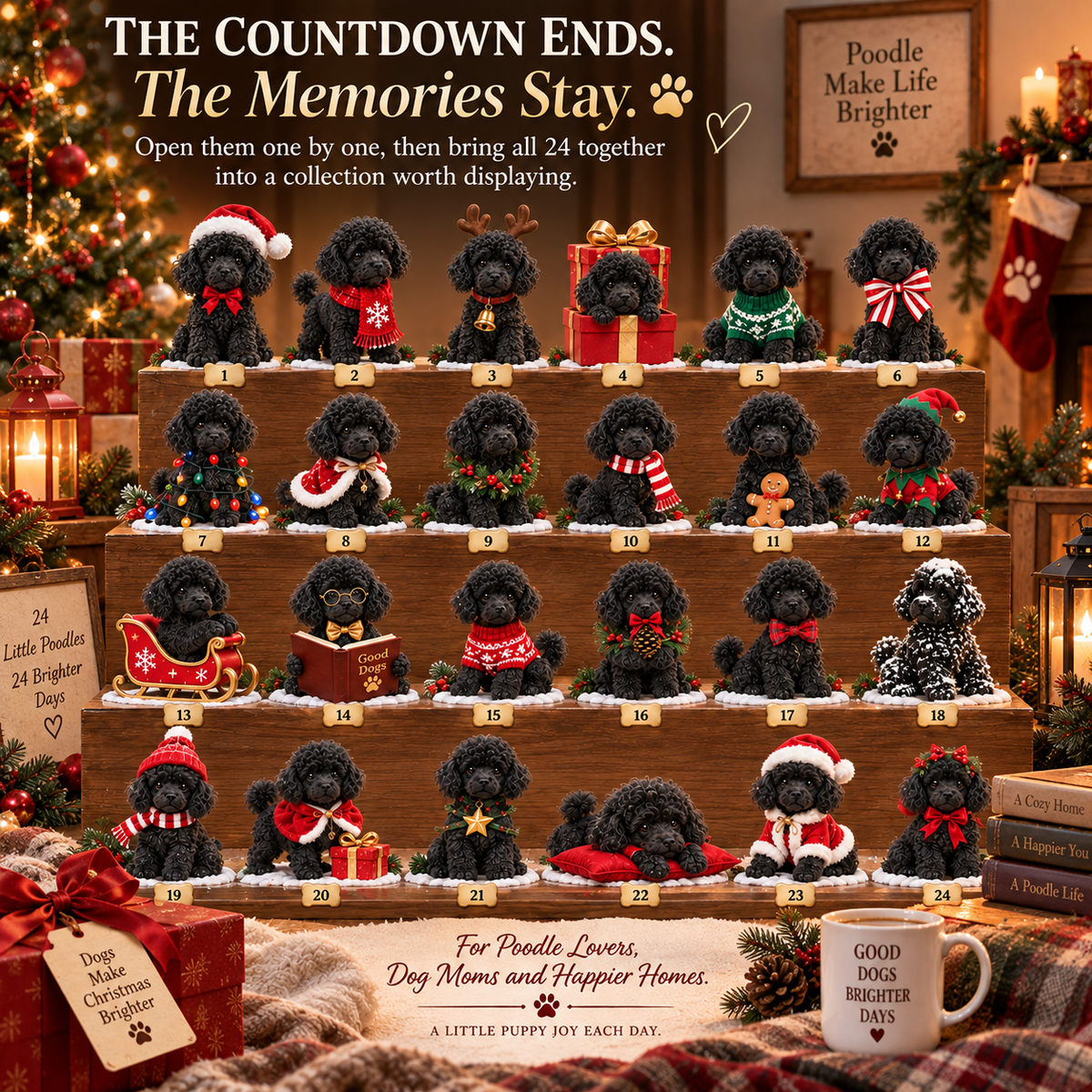 🐩24 Days of Poodle Joy – A Little Companion for Every Day