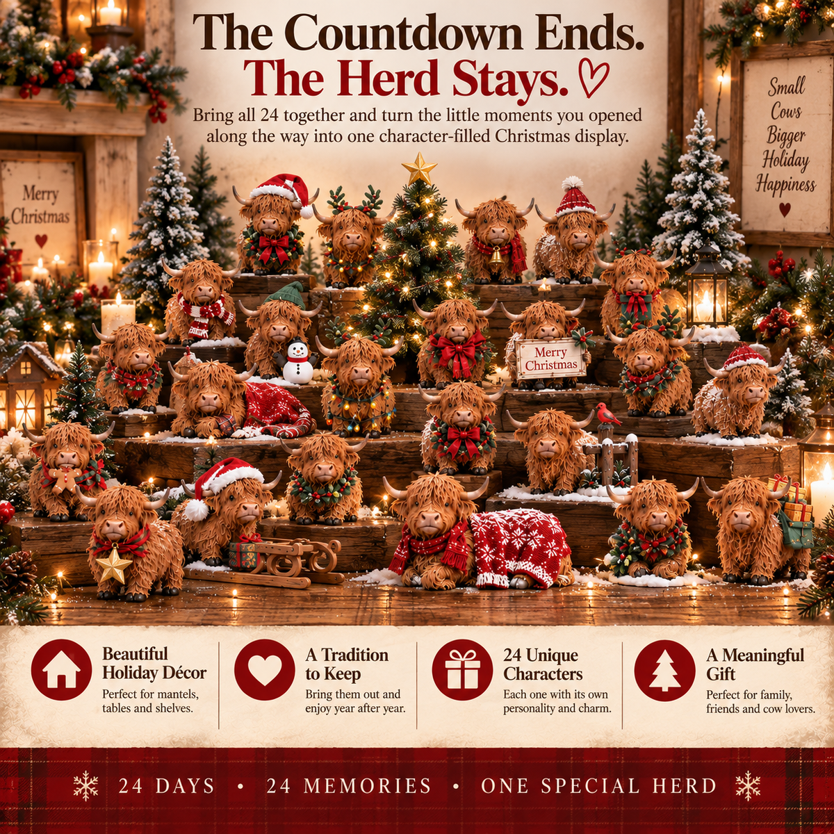 24 Days of Highland Christmas – A Little Cow, A Little Joy Each Day 🐮🎄