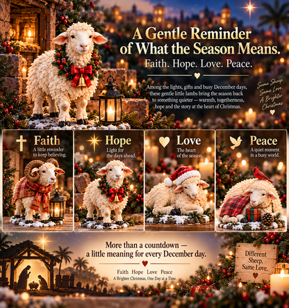 🐑 24 Days of the Christmas Lamb — A Journey of Faith, Hope & Love