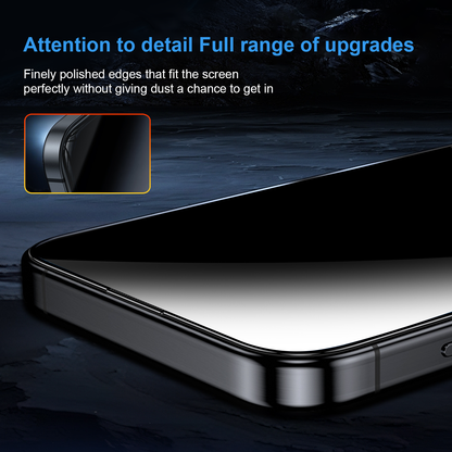 OneFish iPhone Screen Protector -4 Way Privacy Screen Protector 360° Anti-Spy