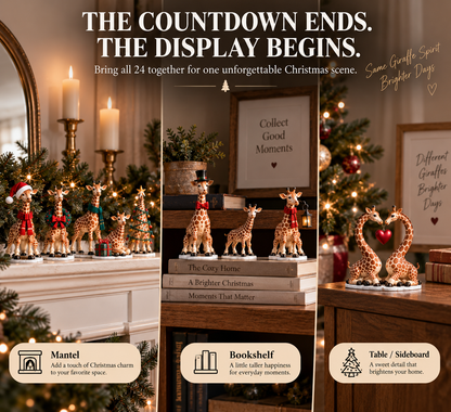 🦒 24 Days of Giraffe Christmas — 24 Unique Holiday Characters