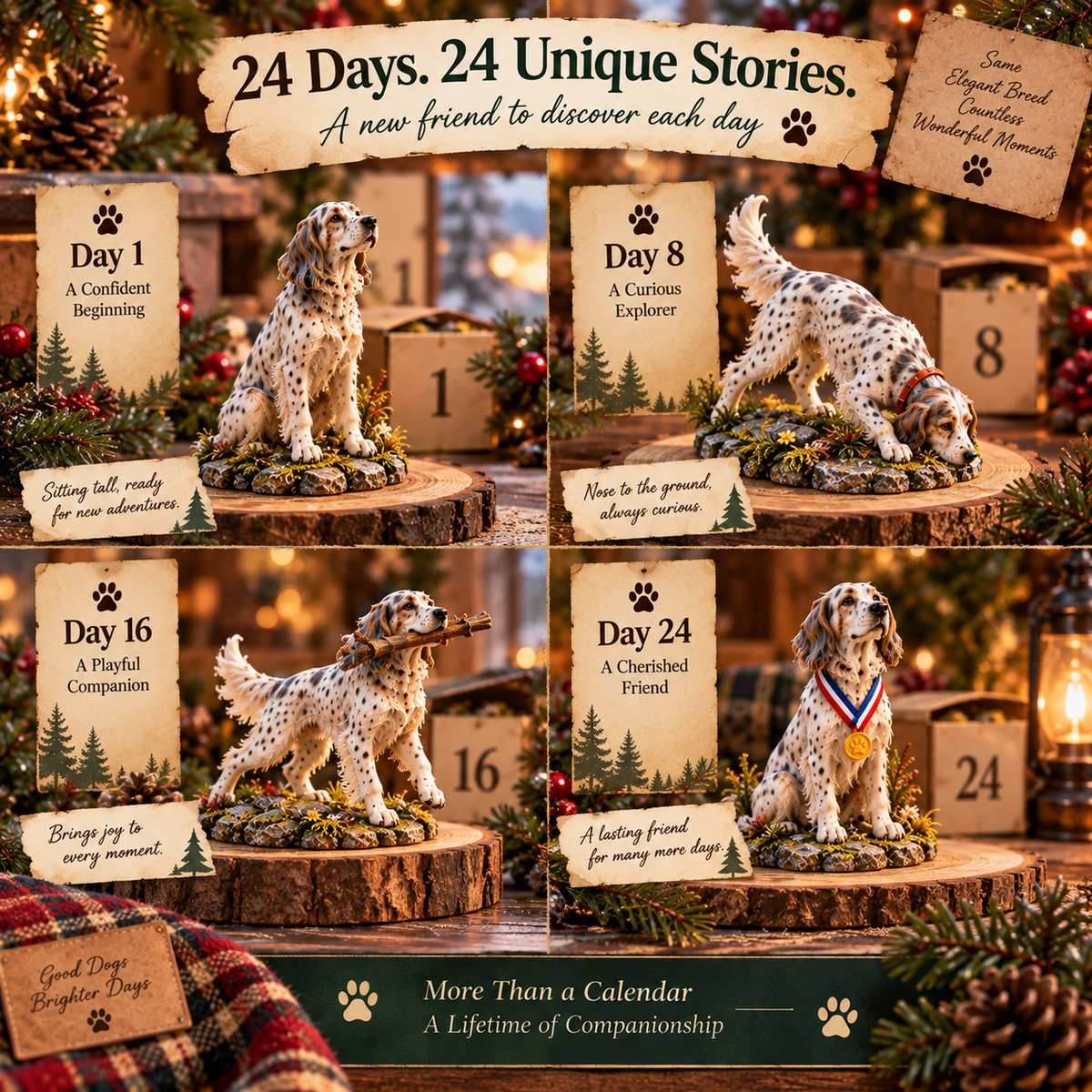24 Days of English Setters — A Christmas Countdown of Grace, Adventure & Companionship