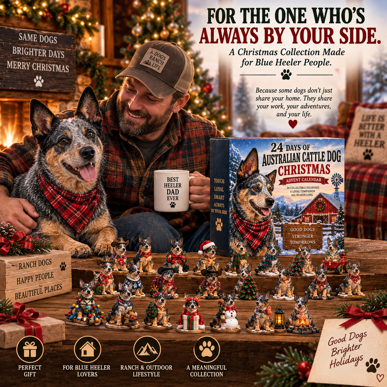 24 Days With Your Best Buddy – Blue Heeler Christmas Advent Calendar