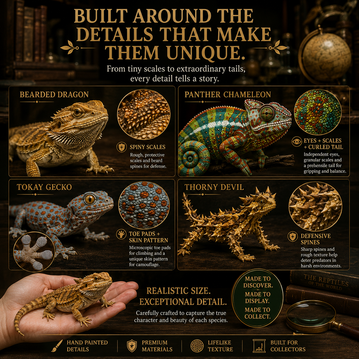 24 Lizards. 24 Discoveries. One Extraordinary Collection. 🦎🌎