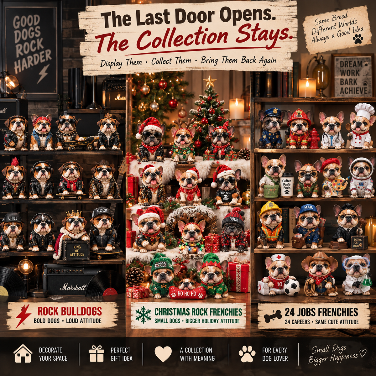 24 Days of Frenchie Personalities – Holiday Collectible Figure Collection 🐾