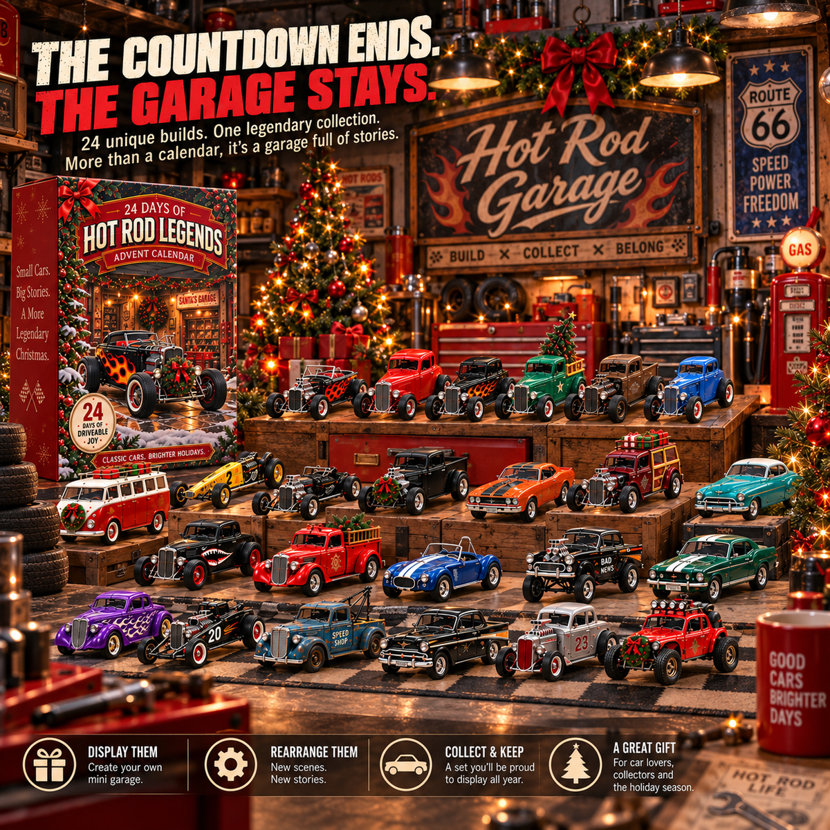 24 Days of Hot Rod Legends – A Classic Garage Christmas Collection 🏁🎄
