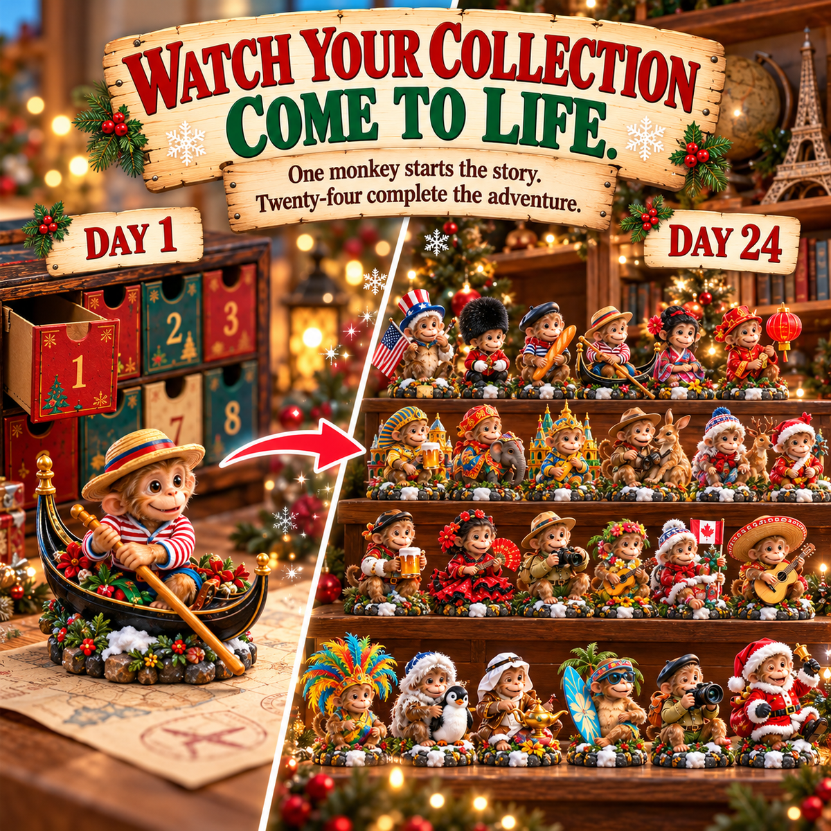 🐒 24 Days of Christmas Monkey Adventure