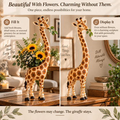 🦒 Not Your Ordinary Flower Vase