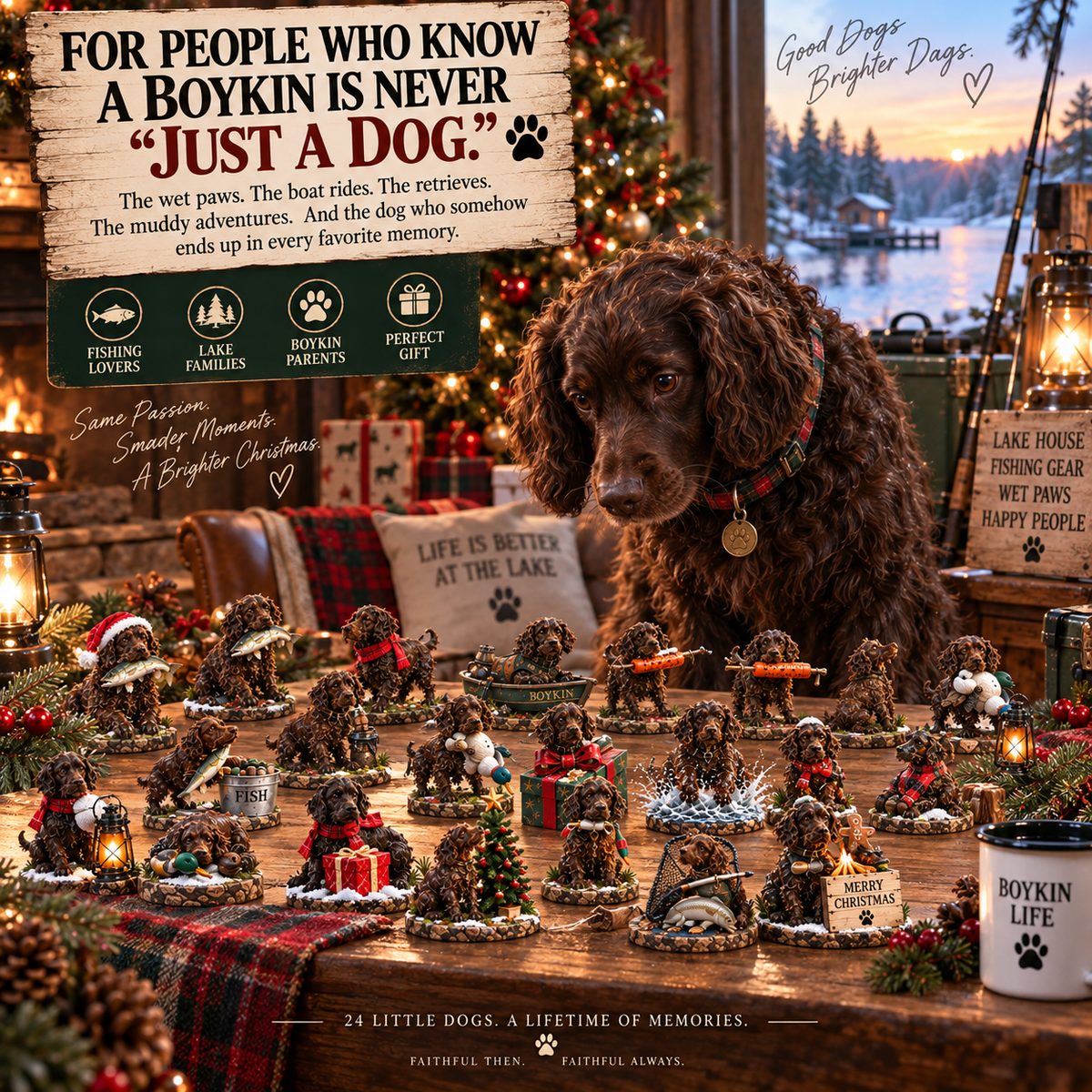 🎣🐾24 Days of Boykin Life – A Fishing Companion Christmas Collection