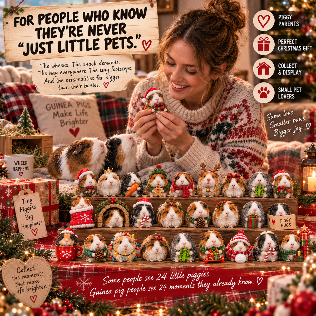 🐹🎄24 Days of Guinea Pig Joy – Tiny Paws, Big Personalities & Christmas Surprises