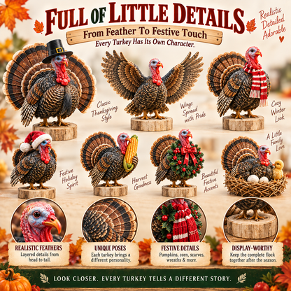 🦃 24 Thankful Turkeys – 24 Days of Gratitude Holiday Countdown
