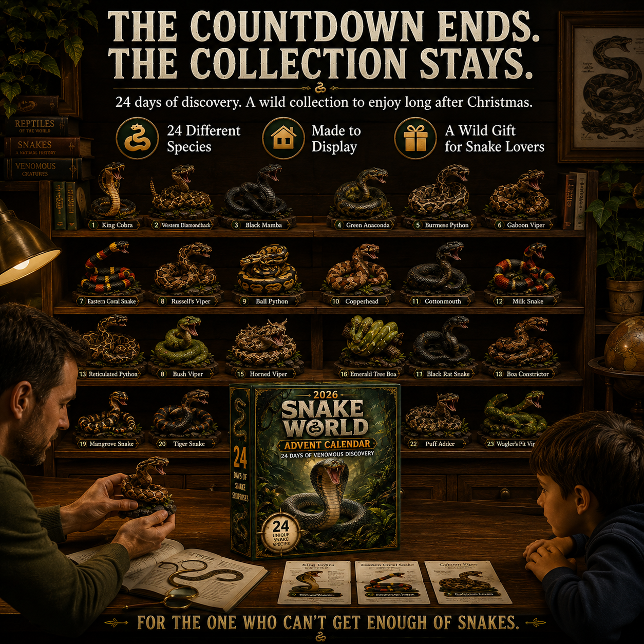 2026 Snake World Advent Calendar – 24 Days of Wild Snake Discoveries