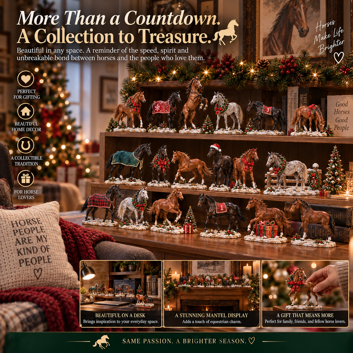 24 Days of Thoroughbred Spirit – A Christmas Collection of Speed & Grace 🐎🎄