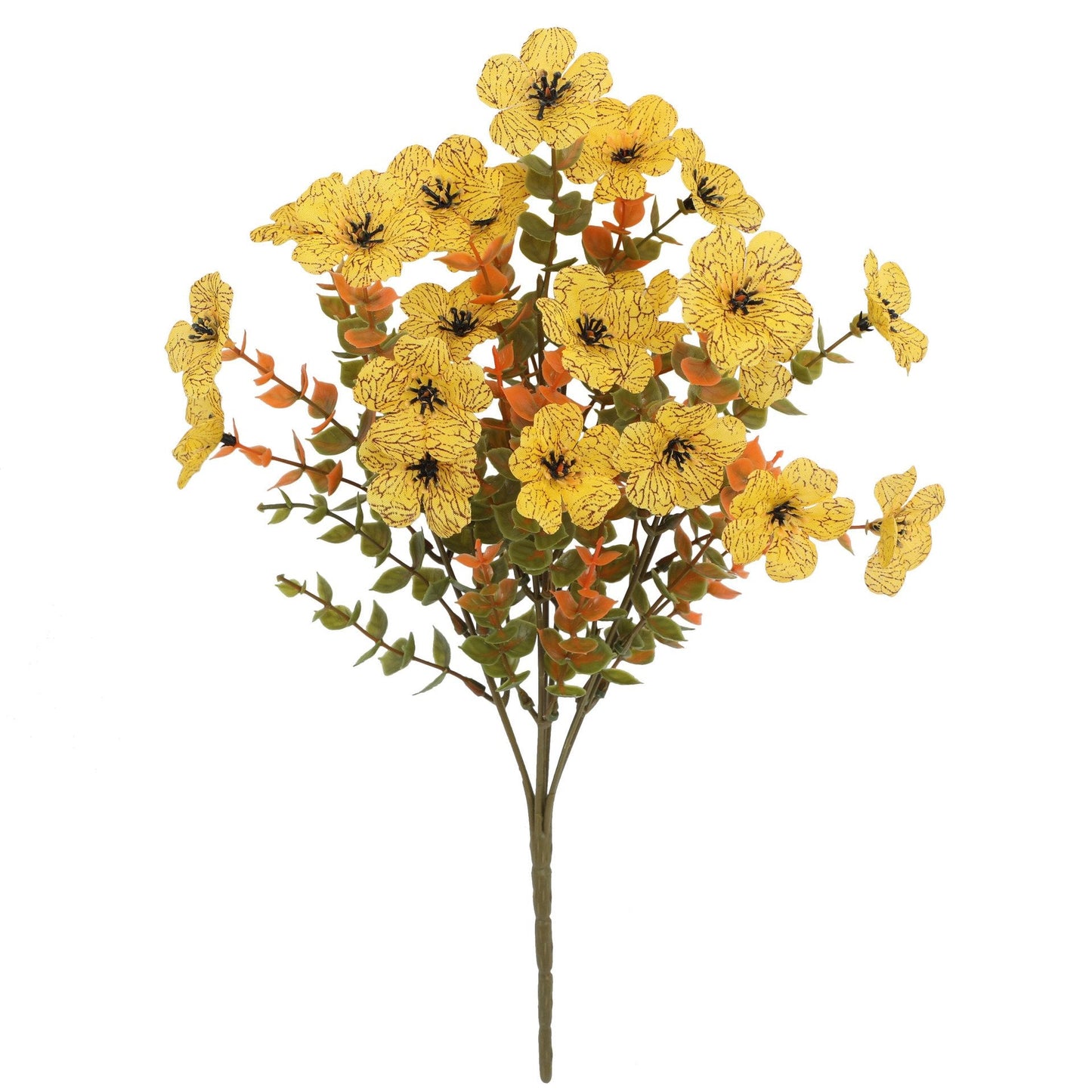 🍂🧡Artificial Autumn Violet Silk Flower Bouquet✨Weatherproof Faux Fall Floral Stems, Front Porch & Table Arrangement, Halloween Home Decor