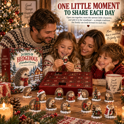 🦔🎄24 Days of Hedgehogs – A Woodland Christmas