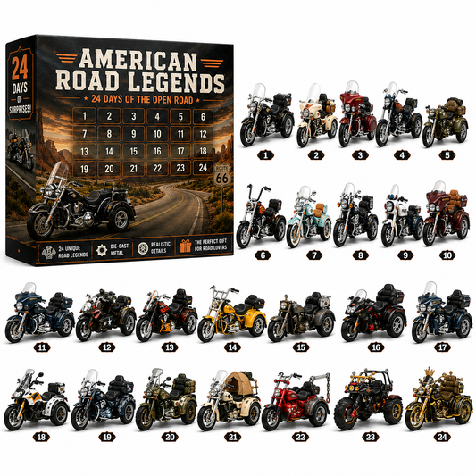 🎁American Road Legends Advent Calendar – 24 Days of Iconic Trike Collectibles