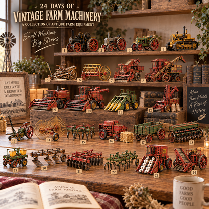24 Days of Vintage Farm Machinery – Antique Farm Equipment Advent Calendar🚜