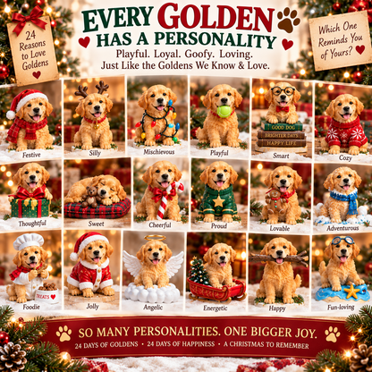 24 Days of Golden Joy 🎄🐾