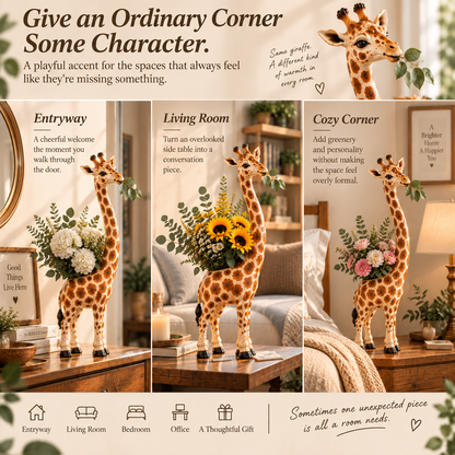 🦒 Not Your Ordinary Flower Vase