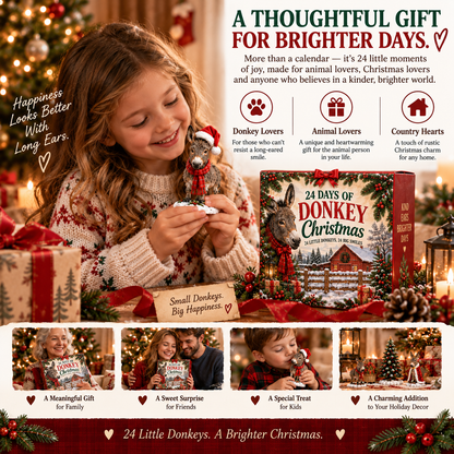 🫏 Kind Ears, Brighter Days — 24-Day Donkey Christmas Collection