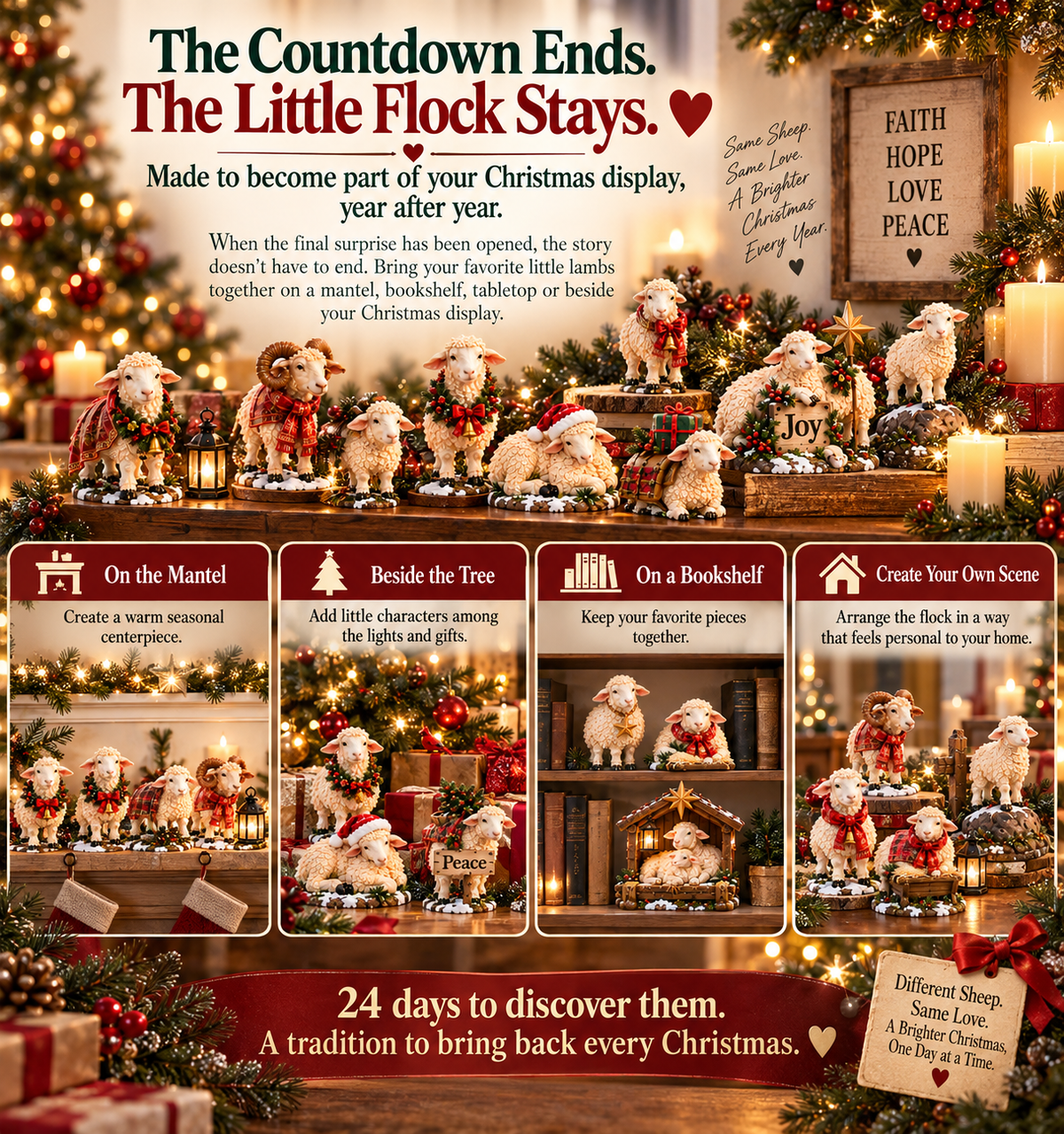 🐑 24 Days of the Christmas Lamb — A Journey of Faith, Hope & Love