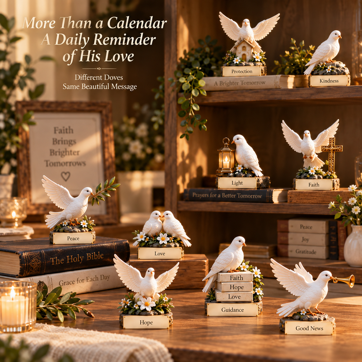 ✝️ 24 Days of White Doves — A Journey of Faith, Peace & Hope