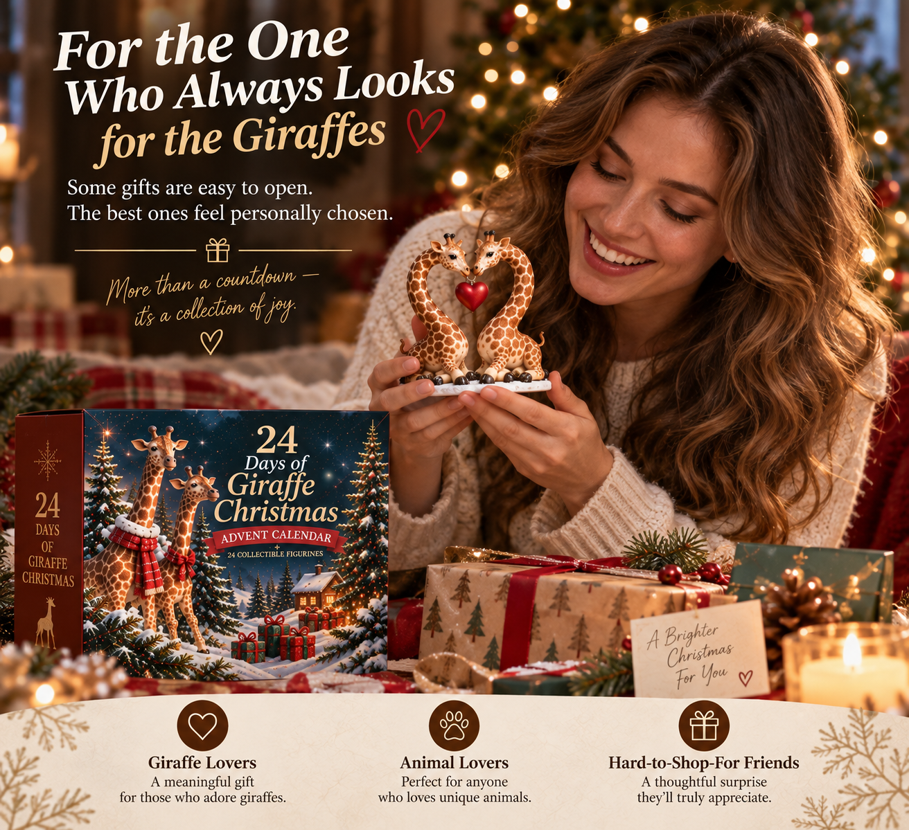 🦒 24 Days of Giraffe Christmas — 24 Unique Holiday Characters