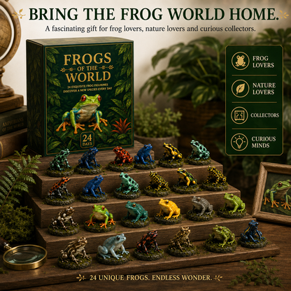 Frogs of the World– 24-Day Realistic Frog Advent Calendar