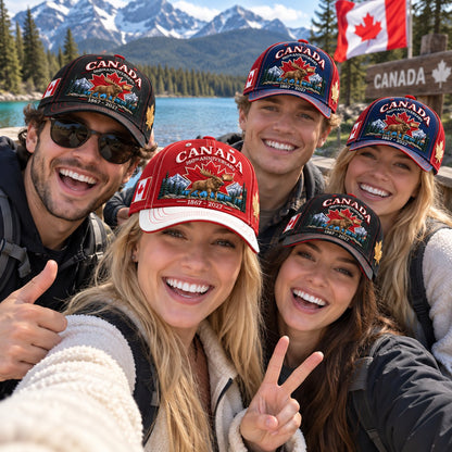 🍁 Canada 160th Anniversary 1867–2027 – Premium Embroidered Heritage Cap100% Cotton • Detailed Embroidery • Comfortable Fit