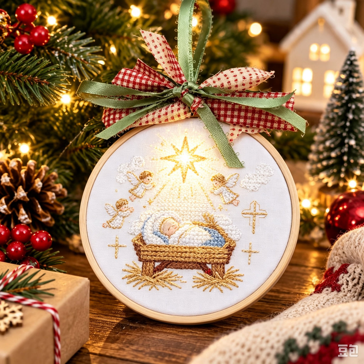 🎁LAST DAY 49% OFF-🎄Complete Christmas Embroidery Ornament DIY Kit