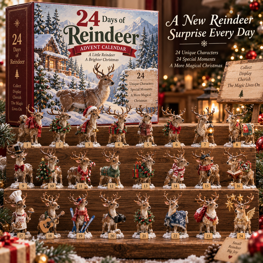 🦌 24 Days of Reindeer Magic – A New Christmas Surprise Every Day 🎄✨