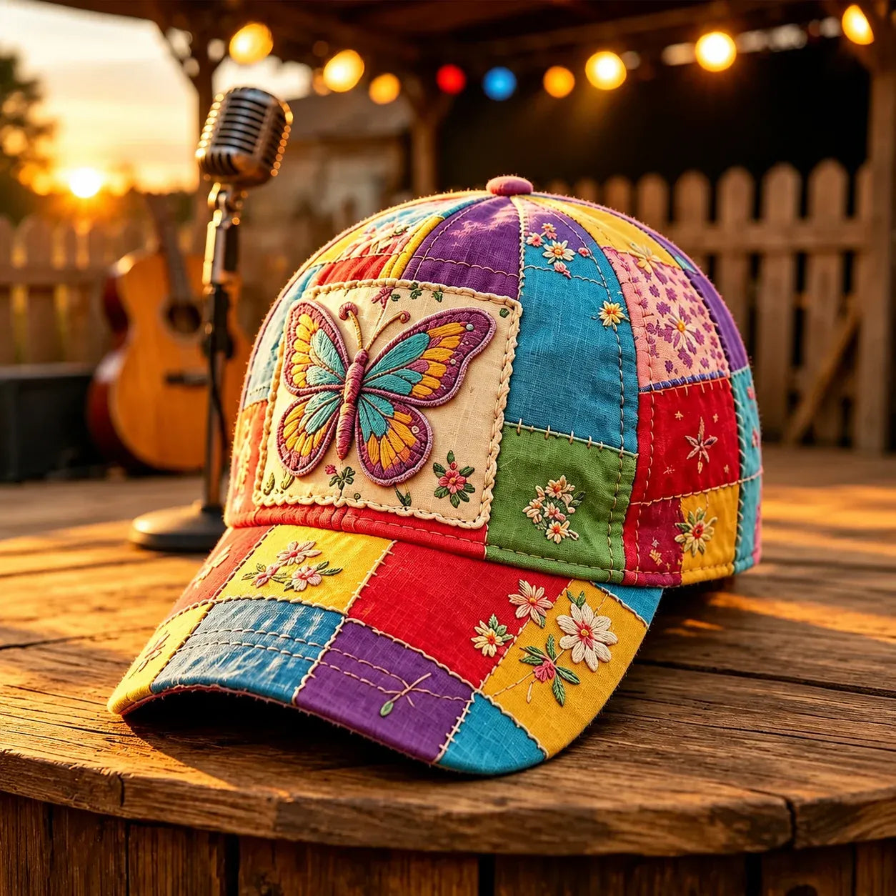 Coat of Many Colors — Country Queen Butterfly Cap