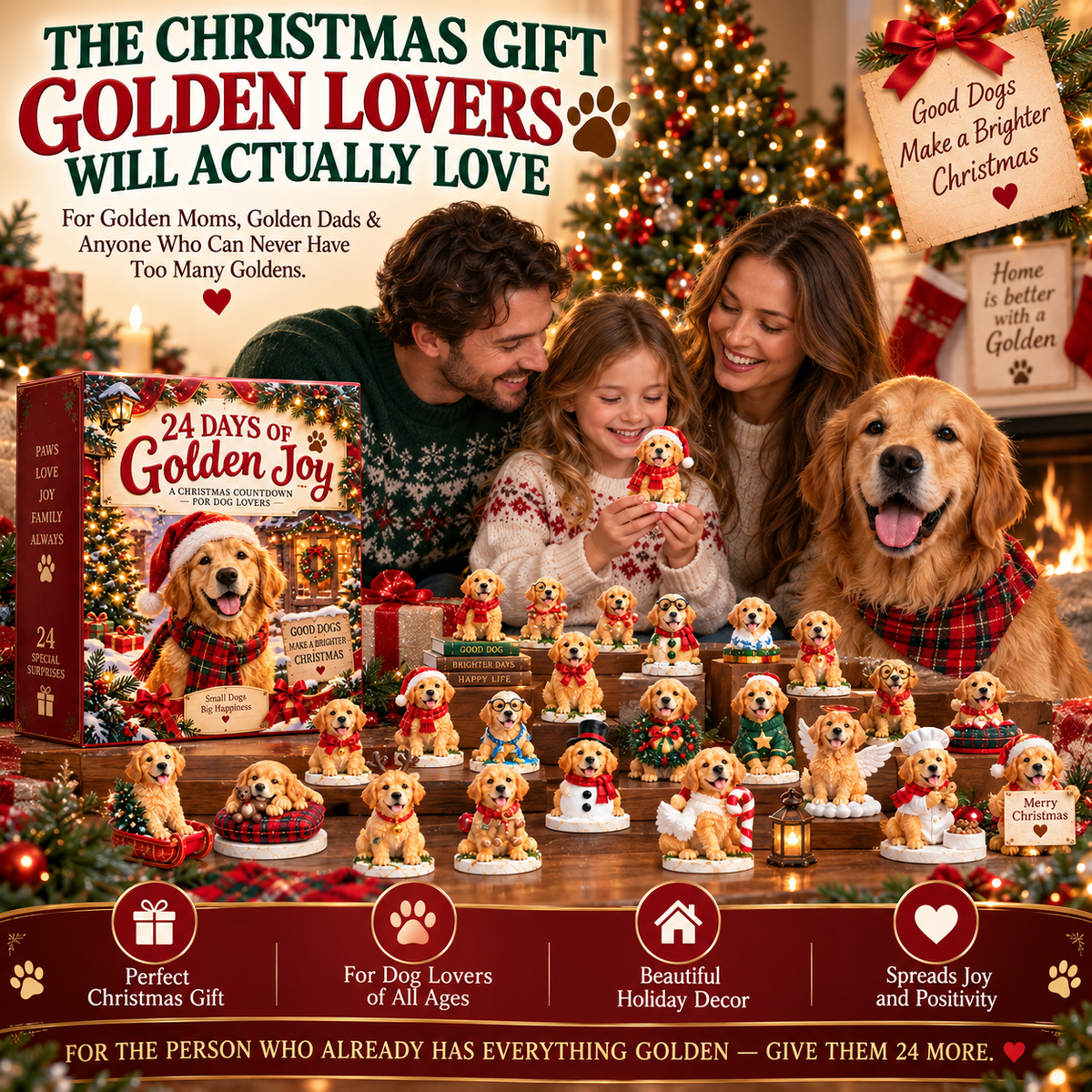 24 Days of Golden Joy 🎄🐾