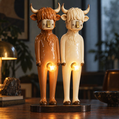 💡Retro Companions Oddity Lamp – Weirdly Charming Light