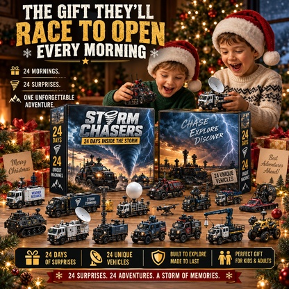 🌪️ 24-Day Storm Chaser Vehicle Advent Calendar
