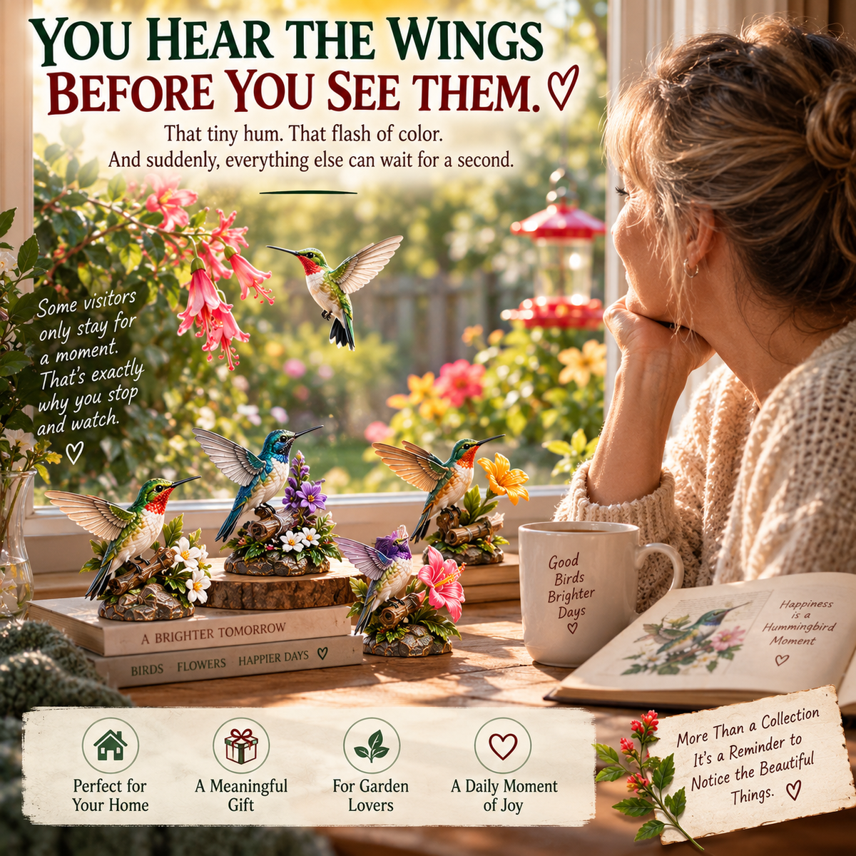 24 Days of Hummingbird Wonder — A Different Tiny Visitor Every Day 🌺
