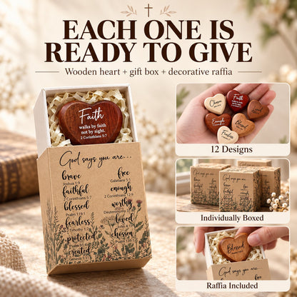 ⏳Last Day 50% OFF ✝️ Christian Pocket Heart Gift Set(Set of 12)