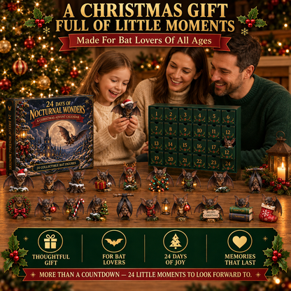 🦇 24 Nights of Nocturnal Wonders – A Christmas Collection for Bat Lovers