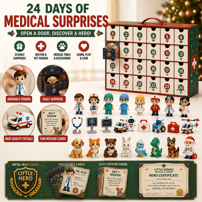 🩺🎄 Little Heroes Medical Rescue Advent Calendar – 24 Days of Doctor, Nurse & Rescue Adventures